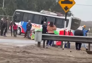 Accidente en la Panamericana Norte: Ómnibus se despistó y dejó varios heridos