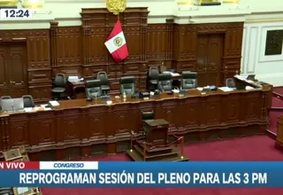 Adelanto de elecciones: Congreso postergó sesión del pleno para las 03:00 p.m.