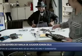 Adrián Zela: cámaras de seguridad registraron asalto en joyería de Miraflores