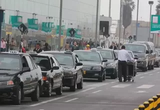 Aeropuerto Jorge Chávez: Taxistas no ingresarán para buscar pasajeros desde hoy