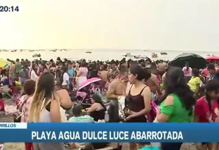 Agua Dulce: Miles de personas recibieron el 2024 en playa de Chorrillos