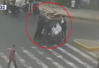 El Agustino: Mototaxista arrastró a sereno por varias cuadras