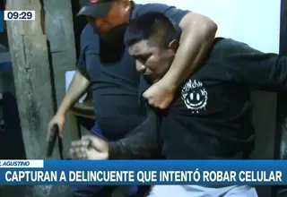 El Agustino: Vecinos intentaron impedir captura de presunto ladrón