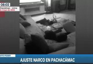 Ajuste narco en Pachacamac