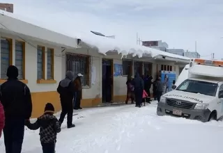 Al menos 40 distritos fueron afectados por la caída de nieve en Puno
