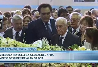 Alan García: Luis Bedoya Reyes se conmovió en velorio del expresidente