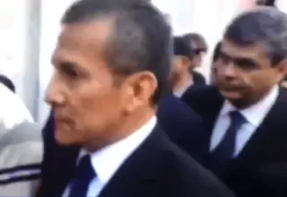 Militancia aprista impidió ingreso de Ollanta Humala a velorio de Alan García