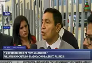 Paco Castillo: Alberto Fujimori decidirá si vuelve o no a la política como hombre libre