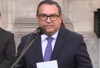 Alberto Otárola anuncia que nuevo ministro del Interior tomará juramento este martes