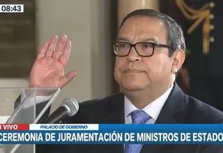 Alberto Otárola juró como nuevo jefe de Gabinete
