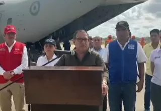 Alberto Otárola en Piura: "No venimos hacer inspecciones o visitas sino a trabajar y van a vernos en la cancha"