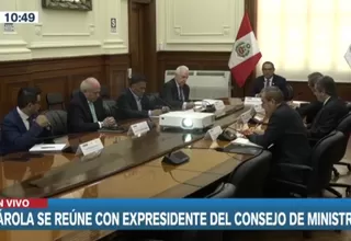 Alberto Otárola se reúne con ex jefes de Gabinete en sede de PCM