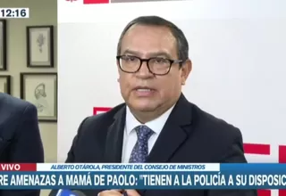 Alberto Otárola sobre Paolo Guerrero: "Tienen a la policía a su disposición para apoyarlos"
