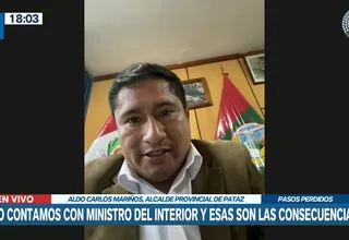 Alcalde de Pataz culpa al Ejecutivo de atentado en minera Poderosa: "Son cómplices por su incapacidad"