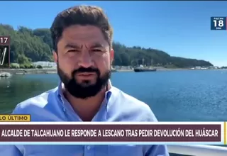 Alcalde de Talcahuano a Yonhy Lescano: "El Huáscar de nuestras costas no se mueve"