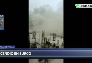 Alerta Noticias: Se registra incendio en Surco 