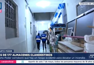 Almacenes clandestinos continúan operando en el Centro de Lima