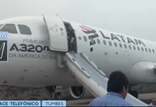 Activaron protocolos de emergencia tras llamada de amenaza de bomba en avión de Arequipa