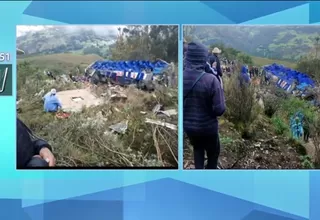 Reportan 20 fallecidos tras accidente de bus en Pomabamba