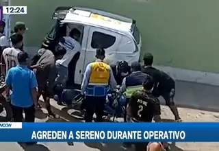 Ancón: Mototaxista atropelló a sereno en operativo contra servicio informal