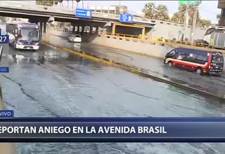 Aniego se registra en la avenida Brasil en límite de Jesús María y Magdalena