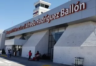 Anuncian cierre temporal del aeropuerto de Arequipa para el 24 y 25 de enero