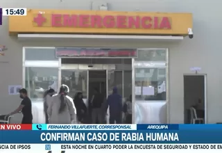 Arequipa: Confirman un caso de rabia humana en mujer mordida por perro
