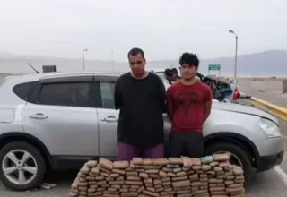 Arequipa: Incautan a dos ciudadanos chilenos 160 kilos de marihuana