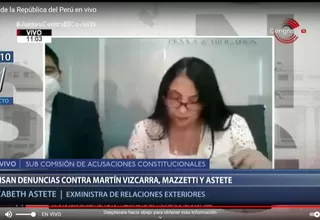 Elizabeth Astete sobre vacunación irregular: "Yo salí de Palacio convencida de que contaba con la anuencia del presidente"