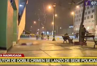 Autor de doble crimen en La Molina se lanzó desde el octavo piso de la Dirincri