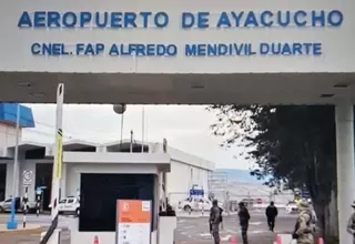 Ayacucho: aeropuerto reanuda sus operaciones comerciales este jueves 12