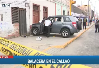Una balacera dejó dos personas heridas en pleno centro del Callao