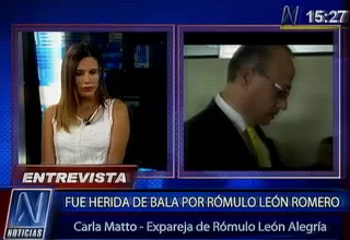 Baleada por Rómulo León Romero afirma que disparo no fue un accidente
