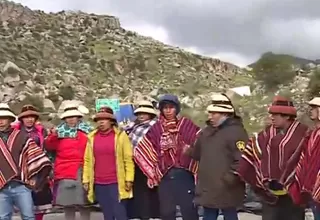 Las Bambas: comuneros de Challhuahuacho piden liberación de dirigentes para dialogar