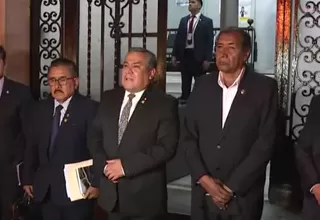 Bancada de Perú Bicentenario culminó reunión con el Premier Gustavo Adrianzén
