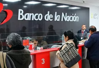 Banco de la Nación: Agencias en todo el país atienden en horario normal este jueves