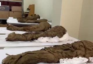 Barranca: Arqueólogos descubren 22 fardos funerarios en Cerro Colorado