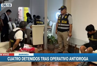 Barranca: Cuatro detenidos dejó operativo antidroga