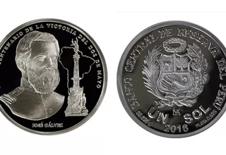 BCR emite nueva moneda alusiva al combate del Dos de Mayo