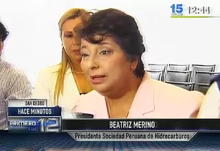 Beatriz Merino: Se comenzaron a registrar despidos en empresas de hidrocarburos