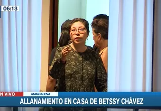 Betssy Chávez: Fiscalía y Policía allana vivienda de expremier por caso Los Niños