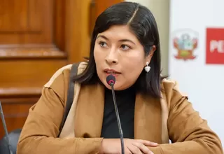 Betssy Chávez reapareció este miércoles en la Comisión de Justicia