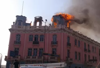 Plaza Dos de Mayo: bomberos controlaron incendio
