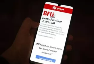 Bono Familiar Universal: Banco de la Nación suspende pago por Banca Celular