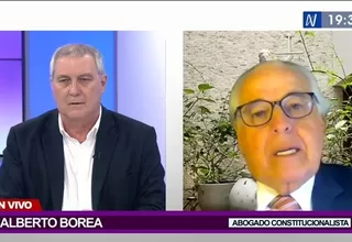 Alberto Borea sobre moción de vacancia: "Desde el punto de vista formal no es inconstitucional"