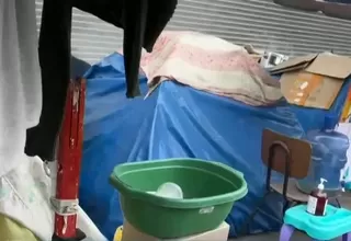 Breña: padres acampan afuera del hospital del Niño 