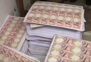 Breña: Policía Nacional desmantela falsa imprenta de billetes