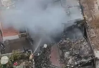 Breña: Bomberos controlan incendio en una vivienda