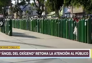 Callao: Ángel del Oxígeno retoma atención al público