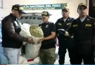 Callao: Detienen a sujeto con 15 kilos de marihuana en su vehículo